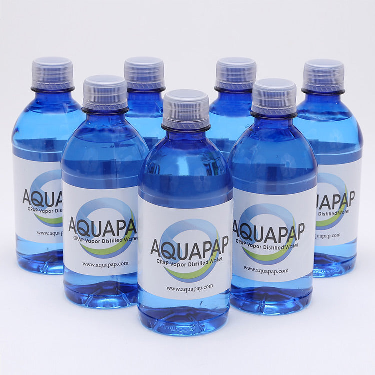 AQUAPAP CPAP Water 8-Pack 12 Ounce Bottles FREE SHIPPING
