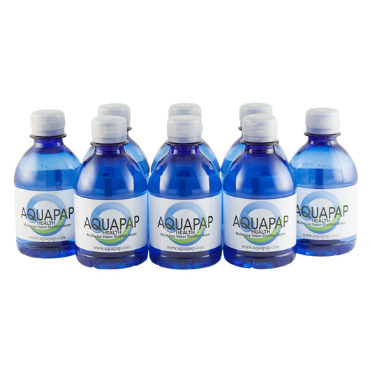 AQUAPAP CPAP Vapor Distilled Water 8-Pack (8 oz.) FREE SHIPPING