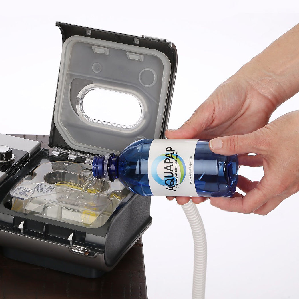 AQUAPAP CPAP Vapor Distilled Water 24-Pack (8 oz.) FREE SHIPPING