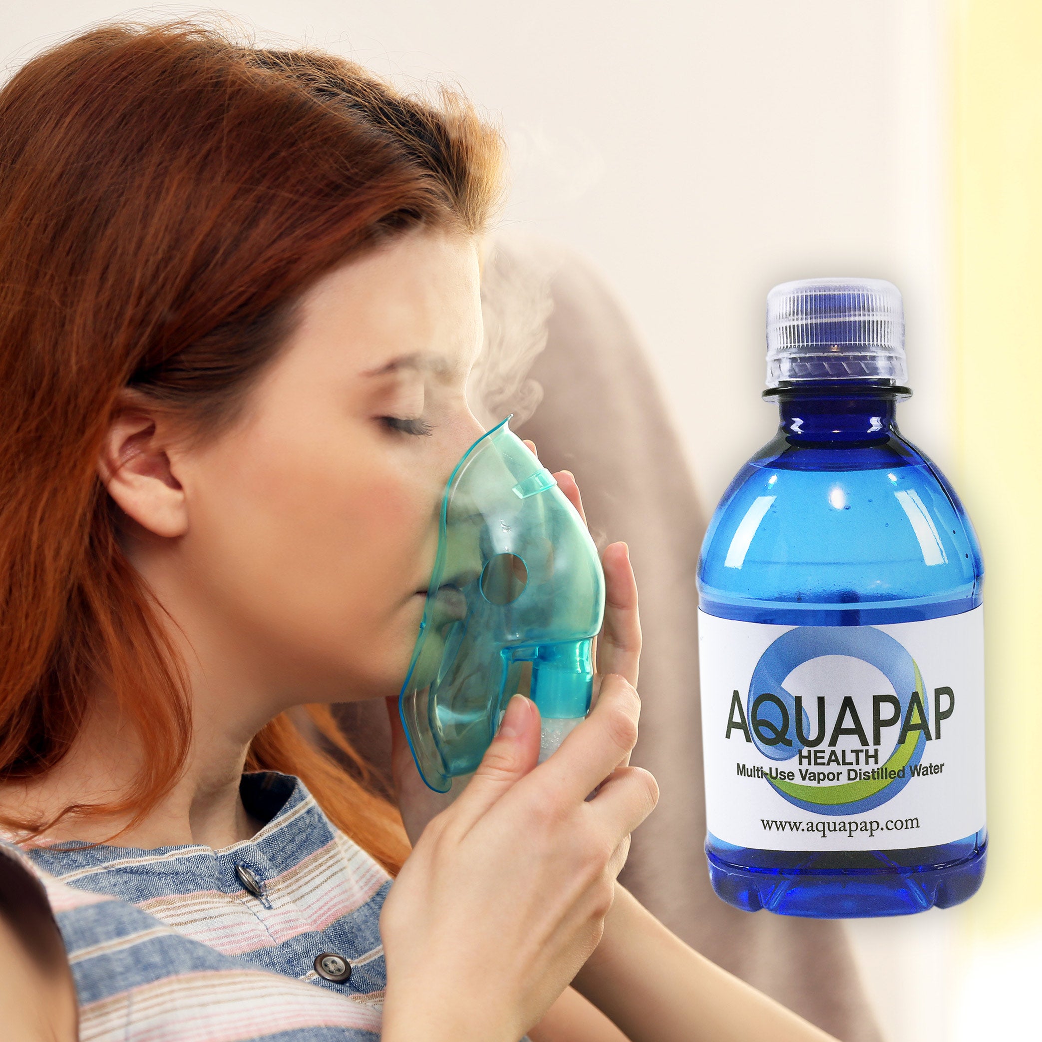 Steam Inhalation Vapor Distilled Water 8-pack (8 oz.) – Aquapap